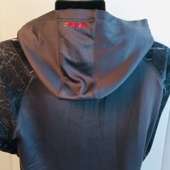 Spyder Dry Web Robotic Spider Graphic Print Hoodie - Picture 4 of 5